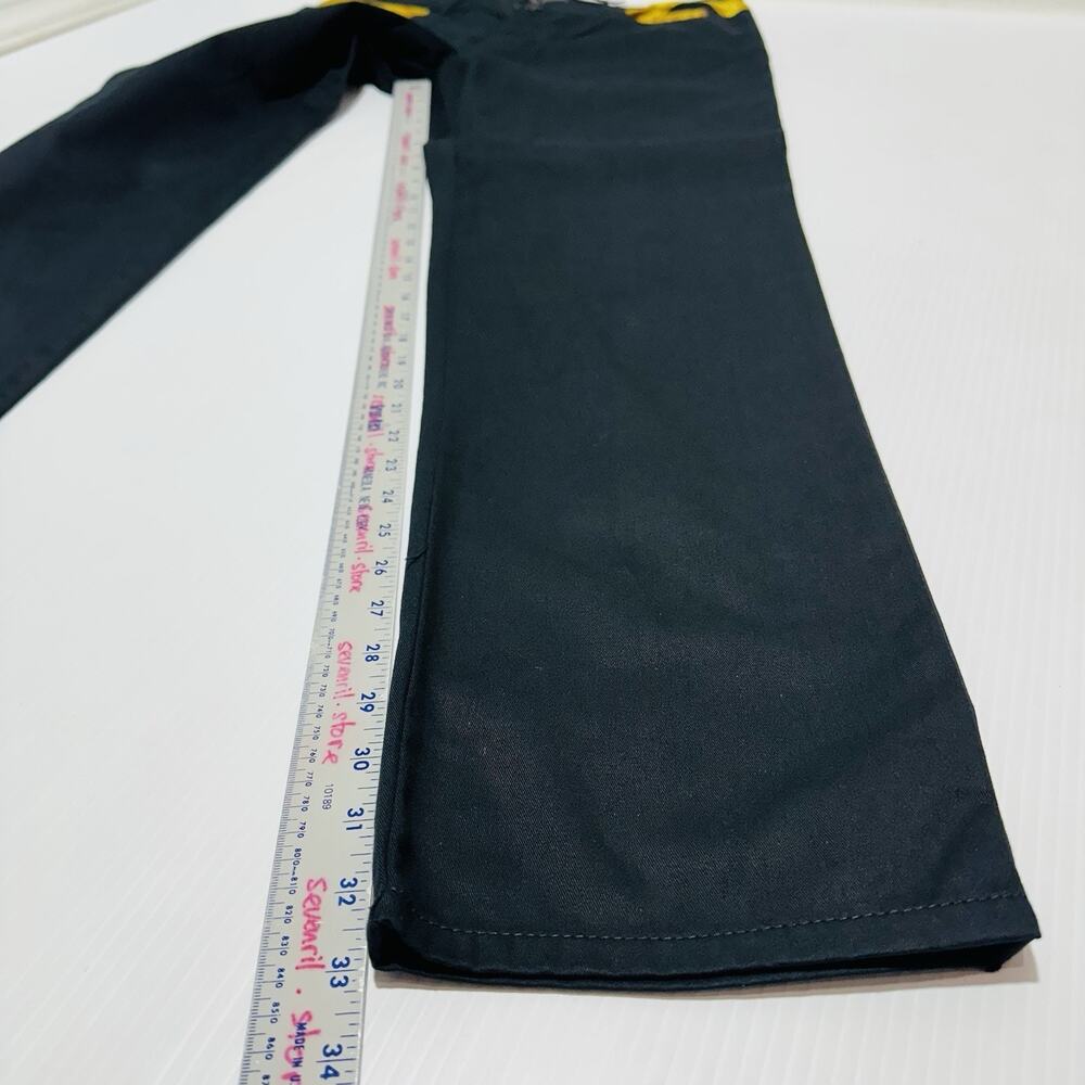 Versace Pants Men IT 52/ US 36 Black Barocco Cotton Twill Straight Leg NWT $900 - Picture 13 of 14